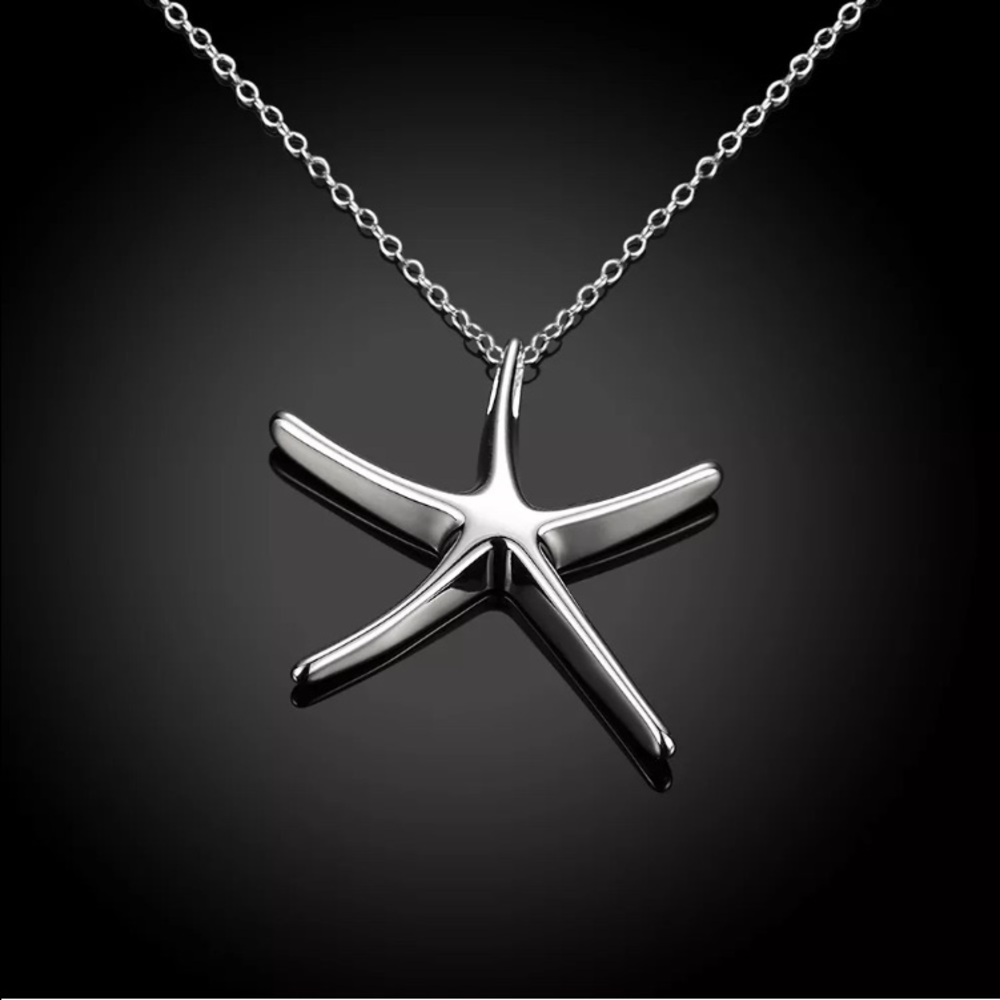 Sterling Silver Starfish Pendant